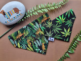 Jungle & Leaf Reversible Bandana