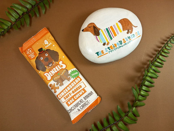 Gingerbread Soft-Baked Dog Chews - Gingerbread, Banana & Carrot (by Denzel's)