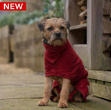 DACHSHUND Drying Coat - MOSS Country Collection by RUFF & TUMBLE