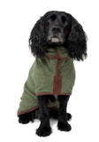 DACHSHUND Drying Coat - MOSS Country Collection by RUFF & TUMBLE