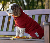 DACHSHUND Drying Coat - ROSEHIP Classic Collection by RUFF & TUMBLE