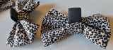 Leopard Print Black Bow Tie - Limited Edition