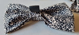 Leopard Print Black Bow Tie - Limited Edition