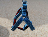 Royal Blue & Turquoise - Harris Design - Dog Harness